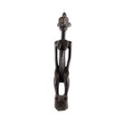 Senufo Female Wood Figure Miniature 13 75 Inch C  te D ivoire