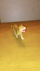 Vintage Plastic Celluloid Toy Tiger Figurine 4 1 4  - Read Description