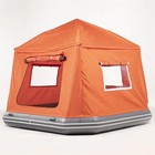 Inflatable Floating Camping Tent Pvc Shoal Family Camping Water Raft Tent