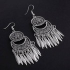 Elegant Boho 925 Sterling Silver New Fashion Women Dangle Drop 3  Hook Earrings