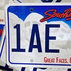 South Dakota License Plate     free         One Sd Tag W  Random   s Read Description