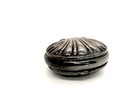 Vintage Silver Tone Metal Shell Pill Trinket Box With Surprise Inside 2  X 2 5 