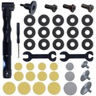 90 Degree Flex Shaft Rotary Tool Handpiece  41pcs Right Angle Medium Black