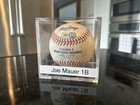 Joe Mauer Career Hit  1149 Game Used Baseball Mlb Auth Hall Of Fame