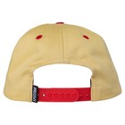 Spitfire Wheels Hat Classic 87 Swirl Patch Snapback Tan red black