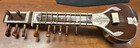 Indian String Musical Miniature Tune Wooden Sitar Designer Non Playable Artistic