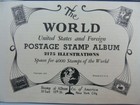 World United States And Foreign Postage Stamp Album Never Used Copyright 1935