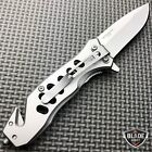 6 5  Silver Spring Assisted Open Folding Camping Rescue Survival Pocket Knife