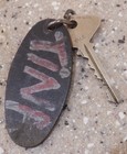 Vintage Hotel Deming Terre Haute Indiana Room Key - Do You Know Tina    Room 218