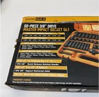 3 8  Drive Impact Socket Set 50-piece Standard Sae And Metric  6 Point Cr-v New