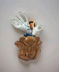 Vintage 70s Homco Baby Koala Bear Wall Pocket Decor Cottagecore Nursery Usa