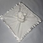 Baby Lovey Security Blanket   White Lamb 