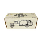 Ertl 1931 Hawkeye Crate Bank 4576 1 25 Scale Die Cast Metal Coin Bank Open Box