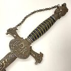 Antique Ames Fcb Knights Of Pythias Masonic Ceremonial Sword   Sheath