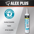 Alex Plus 10 1 Oz  Clear Acrylic Latex Caulk Plus Silicone  Long Lasting  New