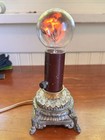 Vintage Aerolux Rose Electric Flower Bouquet Light Bulb Glass Base Lamp