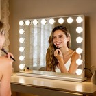 Hollywood Vanity Mirror With 18 Bulbs Lights  Large Lighted Makeup Mirror For   
