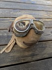 1920   s 1930   s Harley Davidson Clipper Style Riding Cap Skull Cap And Goggles