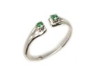 19thc Antique Alexandrite sterling Ring  Genuine Russian Natural Color-change
