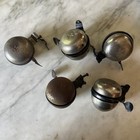 Wonderful Vintage Lot Of Four  4  Bevin Bicycle Bells   Sold As-is        nj 