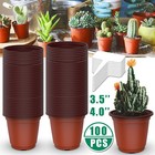 Seedling Nursery Pots-100-500 Pcs Plastic Plant Containers For Gardening flowers