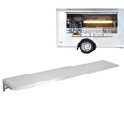 Concession Shelf 48x12inch Stainless Steel Drop Down Folding Serving Food Stand