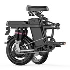 Folding Electric Bike For Adults  14  Tire Ebike  1500w Removable Battery 48v