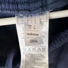 Adidas Men   s Blue white 3-stripes Athletic Shorts Jersey Polyester Drawstring L