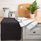 Cotton Kitchen Towels Set Of 4     Gray And White Dish Towels 28x16 In  Reusable A
