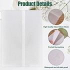 150 Pcs Pre-folded Vellum Jackets For 5 X 7 Invitations White