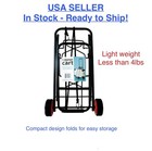 Portable Shopping Folding Dolly Luggage Cart Hand Truck Trolley Travel Buddy New