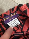 Yaro Slings Ring Sling Baby Carrier Red Black Geometric Cotton Tencel