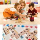 500 Pc Replacement Scrabble Wood Tiles Full Sets Letters Wooden Pick Game crafts