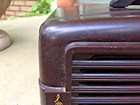 Antique Vintage Emerson 642a Bakelite Tube Radio Art Deco 1950