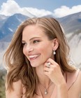 Brighton Sea Gem Earrings Boho Glass Pearl French Wire Nwt Ja7292 List  52