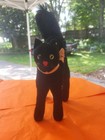 Steiff Black Halloween Cat Button No Tag
