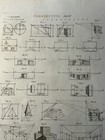 1810s Antique Perspective Copper Engraving Tab Iv Scenography Orthographic Plate