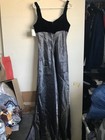 Michaelangelo David s Bridal Velvet Empire Waist Dress Silver Formal Dress