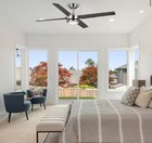 Altitude Laritza 56 In  Led Indoor outdoor Brushed Nickel Ceiling Fan W  Remote