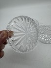 Set Of 4 Vintage Glass Coasters Clear Starburst 51822 Drink Coasters