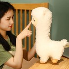 Furry Plush Llama Alpaca Stuffed Toy Soft Long Pillow Cute Animal Sleep Gift