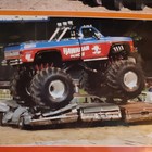 Bigfoot Monster Truck   4 Various Monster Truck 1990 Original 39x26 Big         