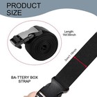 2pcs Battery Tie Down Strap  Adjustable Battery Box Strap With Quick Release