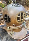 Vintage Replica Brass Deep Sea Divers Helmet - Full Size