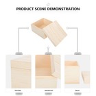 Woman Travel Small Wood Treasure Boxes Storage Container With Lid