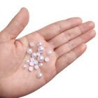 6 8 10mm White Flat Back Pearl Half Round Pearls Beads Satin Luster Loose Beads 