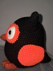 Hollow The Owl Crochet Amigurumi Stuffed Animal Plushie 7  In Height - Halloween