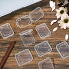 15pcs Sd sdhc Memory Card Case Holder  Standard Sd Plastic Storage Boxes  Clear
