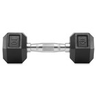 Pair Of Rubber Coated Hex Dumbbell Hand Weight Set  3 Lb To 50 Pound