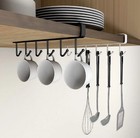 2p Under-shelf Mug Holder Rack     Kitchen Cabinet Coffee Cup Storage Hooks-     